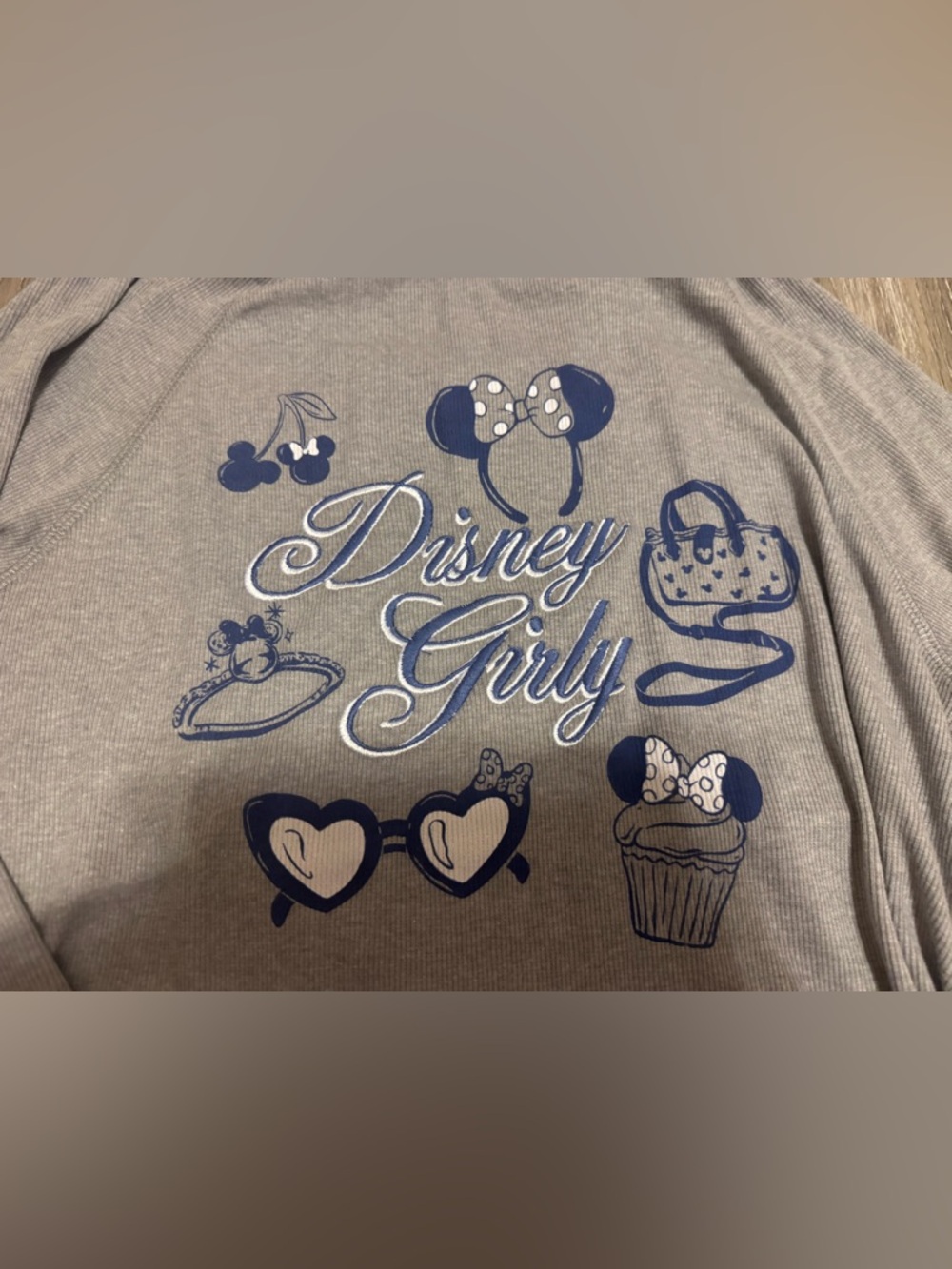 Disney Parks Disney Girly Long Sleeve Shirt 1X NWT - Picture 2 of 6